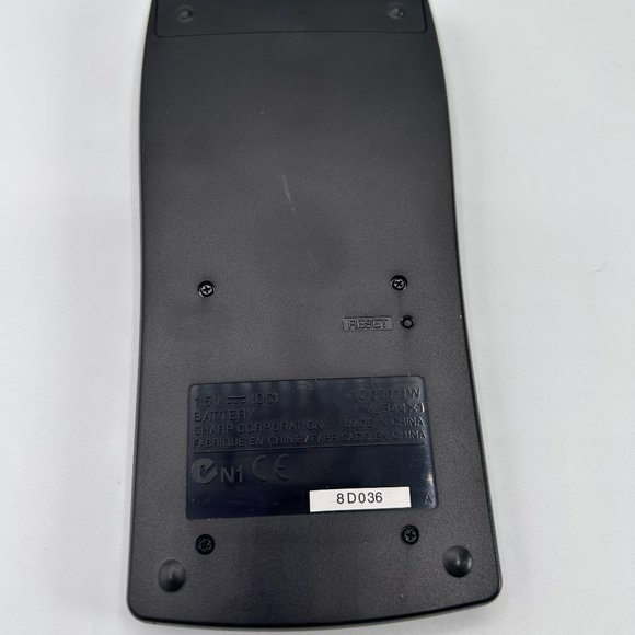 Sharp EL-W535 WriteView Scientific Calculator w/Cover Black WORKS - Picture 8 of 9